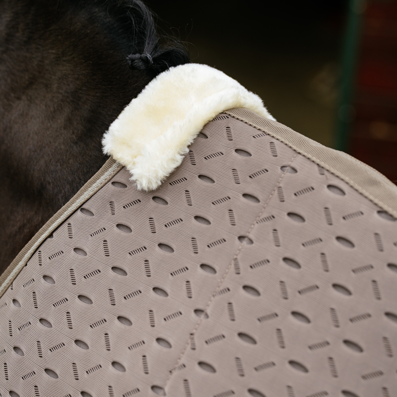 LeMieux Kudos 3D Mesh Travel Rug in Pecan-4